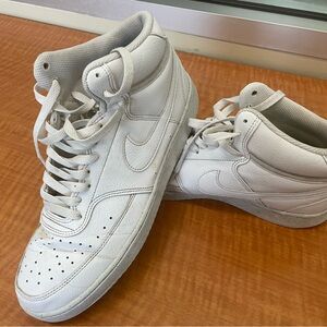Nike Men's White High-Top Sneakers